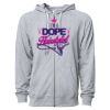 Icon Unisex Lightweight Loopback Terry Full-Zip Hooded Sweatshirt Thumbnail