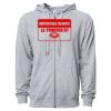 Icon Unisex Lightweight Loopback Terry Full-Zip Hooded Sweatshirt Thumbnail