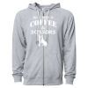 Icon Unisex Lightweight Loopback Terry Full-Zip Hooded Sweatshirt Thumbnail