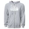 Icon Unisex Lightweight Loopback Terry Full-Zip Hooded Sweatshirt Thumbnail