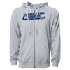 Icon Unisex Lightweight Loopback Terry Full-Zip Hooded Sweatshirt Thumbnail