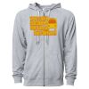 Icon Unisex Lightweight Loopback Terry Full-Zip Hooded Sweatshirt Thumbnail