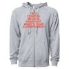 Icon Unisex Lightweight Loopback Terry Full-Zip Hooded Sweatshirt Thumbnail