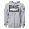 Icon Unisex Lightweight Loopback Terry Full-Zip Hooded Sweatshirt Thumbnail