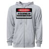 Icon Unisex Lightweight Loopback Terry Full-Zip Hooded Sweatshirt Thumbnail