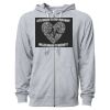 Icon Unisex Lightweight Loopback Terry Full-Zip Hooded Sweatshirt Thumbnail