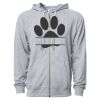 Icon Unisex Lightweight Loopback Terry Full-Zip Hooded Sweatshirt Thumbnail