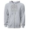 Icon Unisex Lightweight Loopback Terry Full-Zip Hooded Sweatshirt Thumbnail