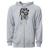 Icon Unisex Lightweight Loopback Terry Full-Zip Hooded Sweatshirt Thumbnail