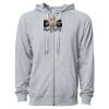 Icon Unisex Lightweight Loopback Terry Full-Zip Hooded Sweatshirt Thumbnail