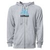 Icon Unisex Lightweight Loopback Terry Full-Zip Hooded Sweatshirt Thumbnail