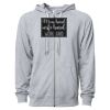 Icon Unisex Lightweight Loopback Terry Full-Zip Hooded Sweatshirt Thumbnail