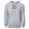 Icon Unisex Lightweight Loopback Terry Full-Zip Hooded Sweatshirt Thumbnail