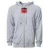 Icon Unisex Lightweight Loopback Terry Full-Zip Hooded Sweatshirt Thumbnail