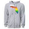 Icon Unisex Lightweight Loopback Terry Full-Zip Hooded Sweatshirt Thumbnail