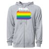 Icon Unisex Lightweight Loopback Terry Full-Zip Hooded Sweatshirt Thumbnail