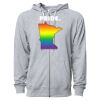 Icon Unisex Lightweight Loopback Terry Full-Zip Hooded Sweatshirt Thumbnail