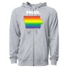 Icon Unisex Lightweight Loopback Terry Full-Zip Hooded Sweatshirt Thumbnail