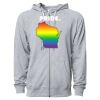 Icon Unisex Lightweight Loopback Terry Full-Zip Hooded Sweatshirt Thumbnail