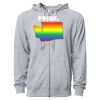 Icon Unisex Lightweight Loopback Terry Full-Zip Hooded Sweatshirt Thumbnail