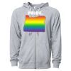 Icon Unisex Lightweight Loopback Terry Full-Zip Hooded Sweatshirt Thumbnail