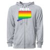 Icon Unisex Lightweight Loopback Terry Full-Zip Hooded Sweatshirt Thumbnail