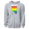 Icon Unisex Lightweight Loopback Terry Full-Zip Hooded Sweatshirt Thumbnail