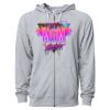 Icon Unisex Lightweight Loopback Terry Full-Zip Hooded Sweatshirt Thumbnail