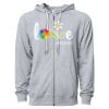 Icon Unisex Lightweight Loopback Terry Full-Zip Hooded Sweatshirt Thumbnail