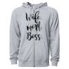 Icon Unisex Lightweight Loopback Terry Full-Zip Hooded Sweatshirt Thumbnail