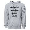 Icon Unisex Lightweight Loopback Terry Full-Zip Hooded Sweatshirt Thumbnail