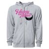 Icon Unisex Lightweight Loopback Terry Full-Zip Hooded Sweatshirt Thumbnail