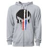 Icon Unisex Lightweight Loopback Terry Full-Zip Hooded Sweatshirt Thumbnail