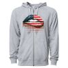 Icon Unisex Lightweight Loopback Terry Full-Zip Hooded Sweatshirt Thumbnail