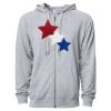 Icon Unisex Lightweight Loopback Terry Full-Zip Hooded Sweatshirt Thumbnail