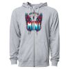 Icon Unisex Lightweight Loopback Terry Full-Zip Hooded Sweatshirt Thumbnail