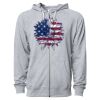 Icon Unisex Lightweight Loopback Terry Full-Zip Hooded Sweatshirt Thumbnail