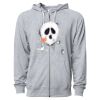 Icon Unisex Lightweight Loopback Terry Full-Zip Hooded Sweatshirt Thumbnail