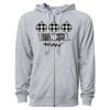 Icon Unisex Lightweight Loopback Terry Full-Zip Hooded Sweatshirt Thumbnail