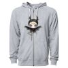 Icon Unisex Lightweight Loopback Terry Full-Zip Hooded Sweatshirt Thumbnail