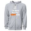 Icon Unisex Lightweight Loopback Terry Full-Zip Hooded Sweatshirt Thumbnail