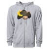 Icon Unisex Lightweight Loopback Terry Full-Zip Hooded Sweatshirt Thumbnail