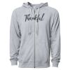 Icon Unisex Lightweight Loopback Terry Full-Zip Hooded Sweatshirt Thumbnail