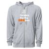 Icon Unisex Lightweight Loopback Terry Full-Zip Hooded Sweatshirt Thumbnail