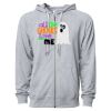 Icon Unisex Lightweight Loopback Terry Full-Zip Hooded Sweatshirt Thumbnail