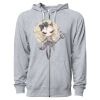 Icon Unisex Lightweight Loopback Terry Full-Zip Hooded Sweatshirt Thumbnail