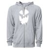 Icon Unisex Lightweight Loopback Terry Full-Zip Hooded Sweatshirt Thumbnail