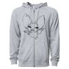 Icon Unisex Lightweight Loopback Terry Full-Zip Hooded Sweatshirt Thumbnail