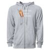 Icon Unisex Lightweight Loopback Terry Full-Zip Hooded Sweatshirt Thumbnail