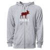 Icon Unisex Lightweight Loopback Terry Full-Zip Hooded Sweatshirt Thumbnail